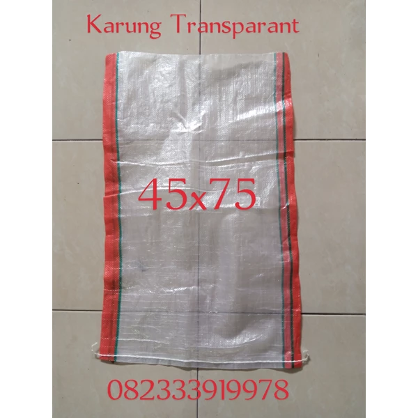 Transparent plastic sack 45x75 L/HJM cheap price