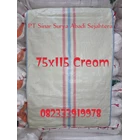 Cream plastic sack 75x115 for packing copra and expeditions 1