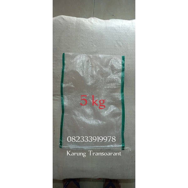 5 kg 30x45 transparent plastic sack for rice
