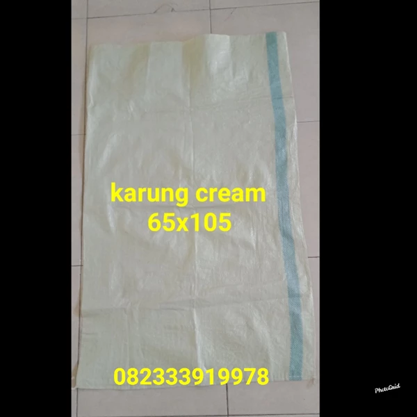 Karung Plastik Cream 56x90 murah