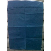 Blue plastic sack size 60x90