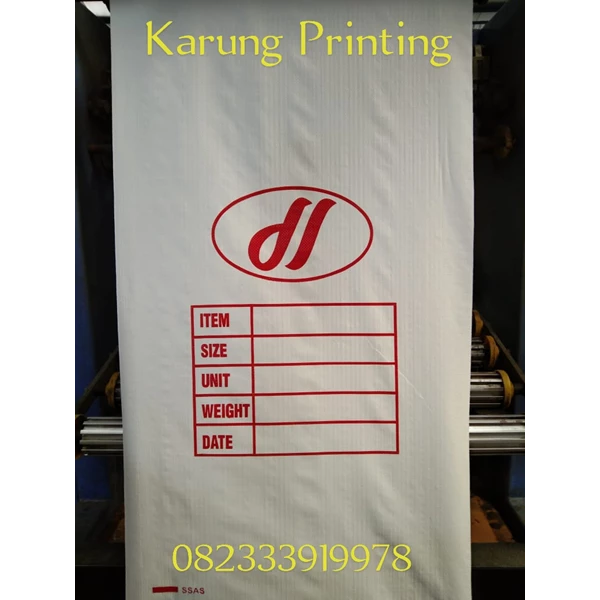 PT SINAR SURYA ABADI custom 50 kg printing PP plastic sack