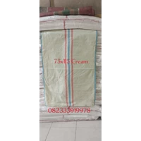 Karung plastik Cream 75x115 100 kg Surabaya 