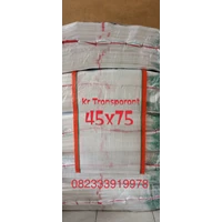 Karung plastik Transparant 45x75 ( 25 kg ) Surabaya