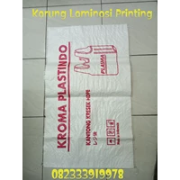 Karung Laminasi Printing 1 warna custom 50 kg - PT sinar Surya abadi sejahtera  