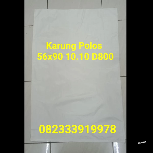 white plastic sack 56x90 10.10 D800