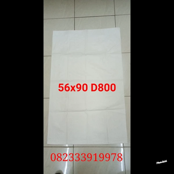  Karung Plastik putih tebal  56x90 11.11 D800 - PT Sinar Surya Abadi Sejahtera