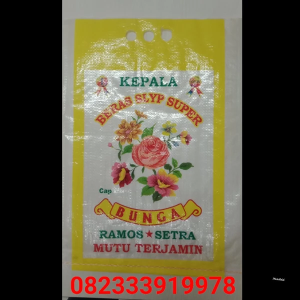 Cheap Rice Plastic Sacks 5 kg flower brand