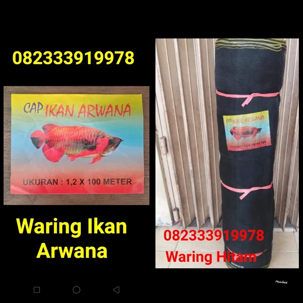  Waring Jaring Ikan Merk Arwana Surabaya 100 meter