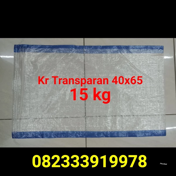 Cheap 15 kg Transparent Sack factory
