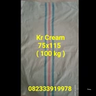 Cream copra plastic sack 75x115 JM 1