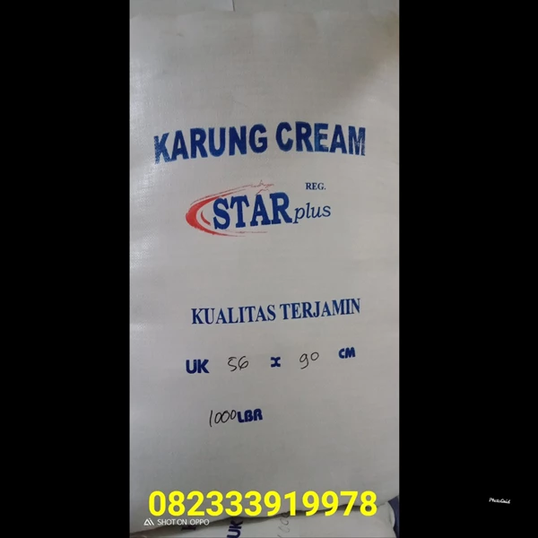082333919978 Karung Cream 56x90 murah surabaya