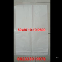 Karung plastik Tebal putih 50x80 11.11 D800 surabaya