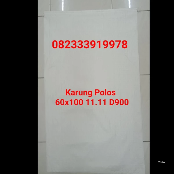 Karung Polos putih 60x100 11.11 D900 Surabaya