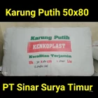 Plain white sack 50x80 surabaya - PT SINAR SURYA ABADI SEJAHTERA 1