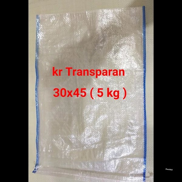 Karung Plastik Transparan 5 kg surabaya
