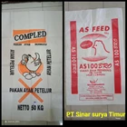 Cheap Animal Feed Packaging 50 kg Plastic custom Sacks Surabaya 1