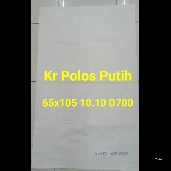 White plastic sack 65x105 10.10 D700 Cheap surabaya