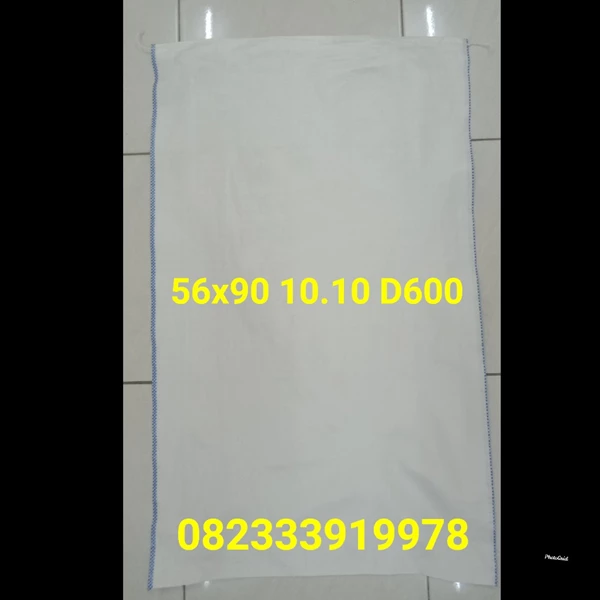 Karung Plastik 56x90 10.10 D600 List Biru ( 50 kg )
