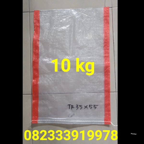 Karung Transparan 10 kg ( 35x55 ) Surabaya 
