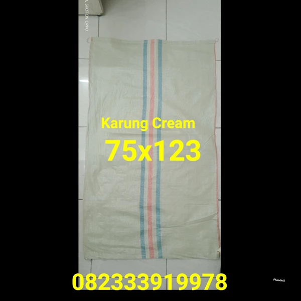  cheap cream sack 75x125 082333919977