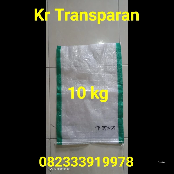 10 kg transparent plastic sack cheap surabaya