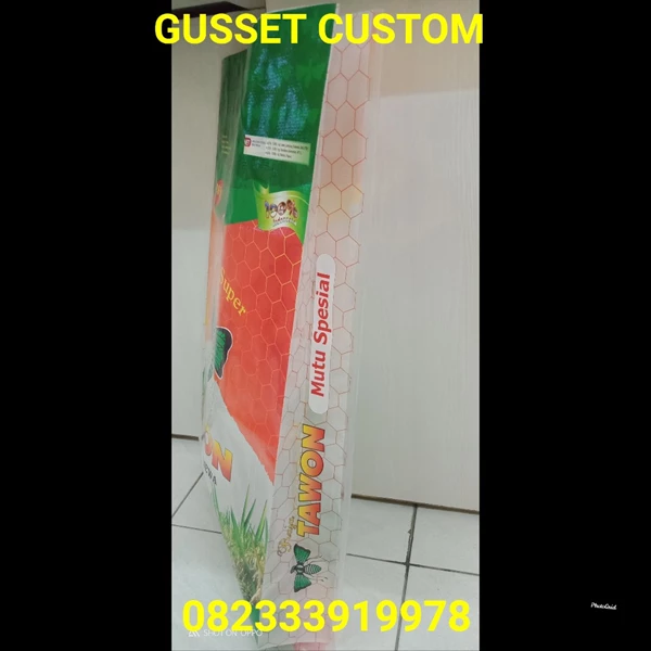  karung laminasi Gusset Custom 25 kg