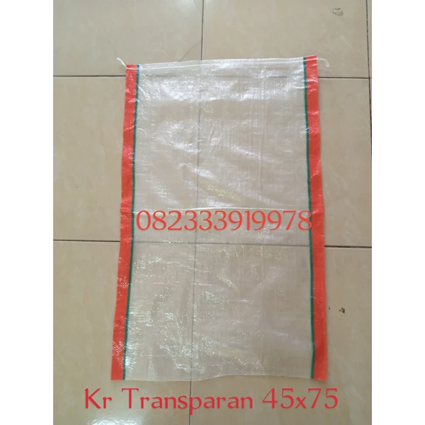25 kg transparent plastic sack - PT SINAR SURYA ABADI SEJAHTERA