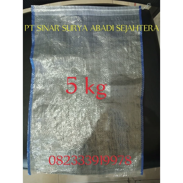 transparent plastic bag 5 kg printing