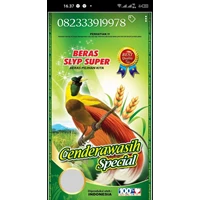20 kg cendrawasih brand laminated rice sacks Surabaya