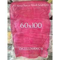 produk plastik pertanian karung waring merah 60x100 Mulyana
