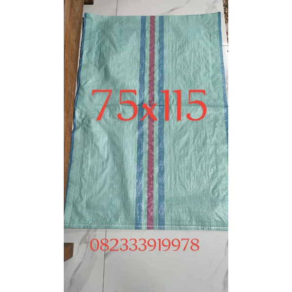 quality plastic sack 75x115 green